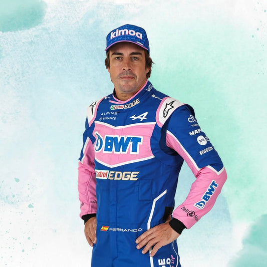 Fernando Alonso 2022 BWT Replica Racing Suit F1 Team Alpine - view 2