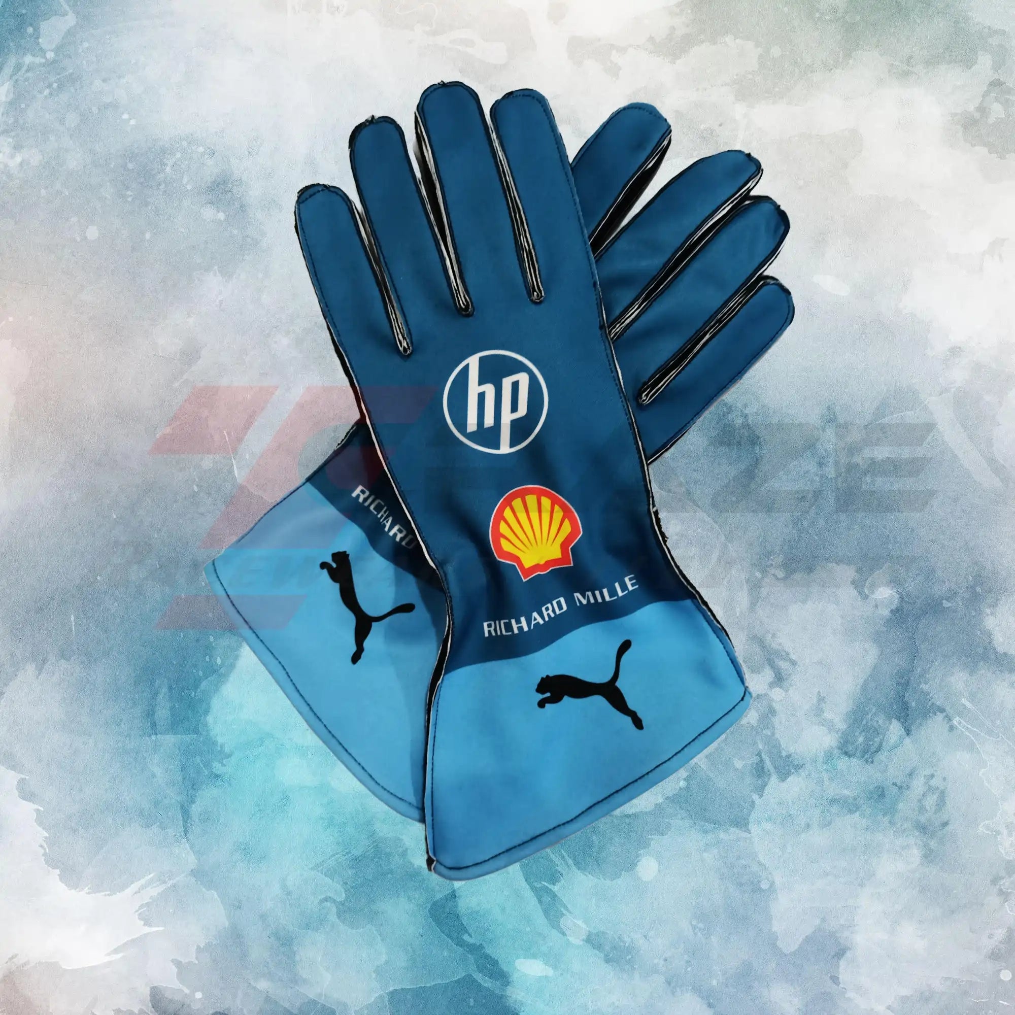 Ferrari Hp 2024 Miami GP Replica Gloves / Ferrari Hp Formula One Racing Replica Gloves - view 1