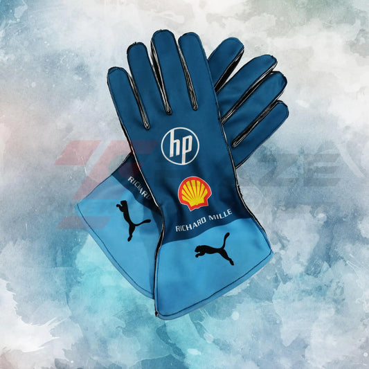 Ferrari Hp 2024 Miami GP Replica Gloves / Ferrari Hp Formula One Racing Replica Gloves - view 1