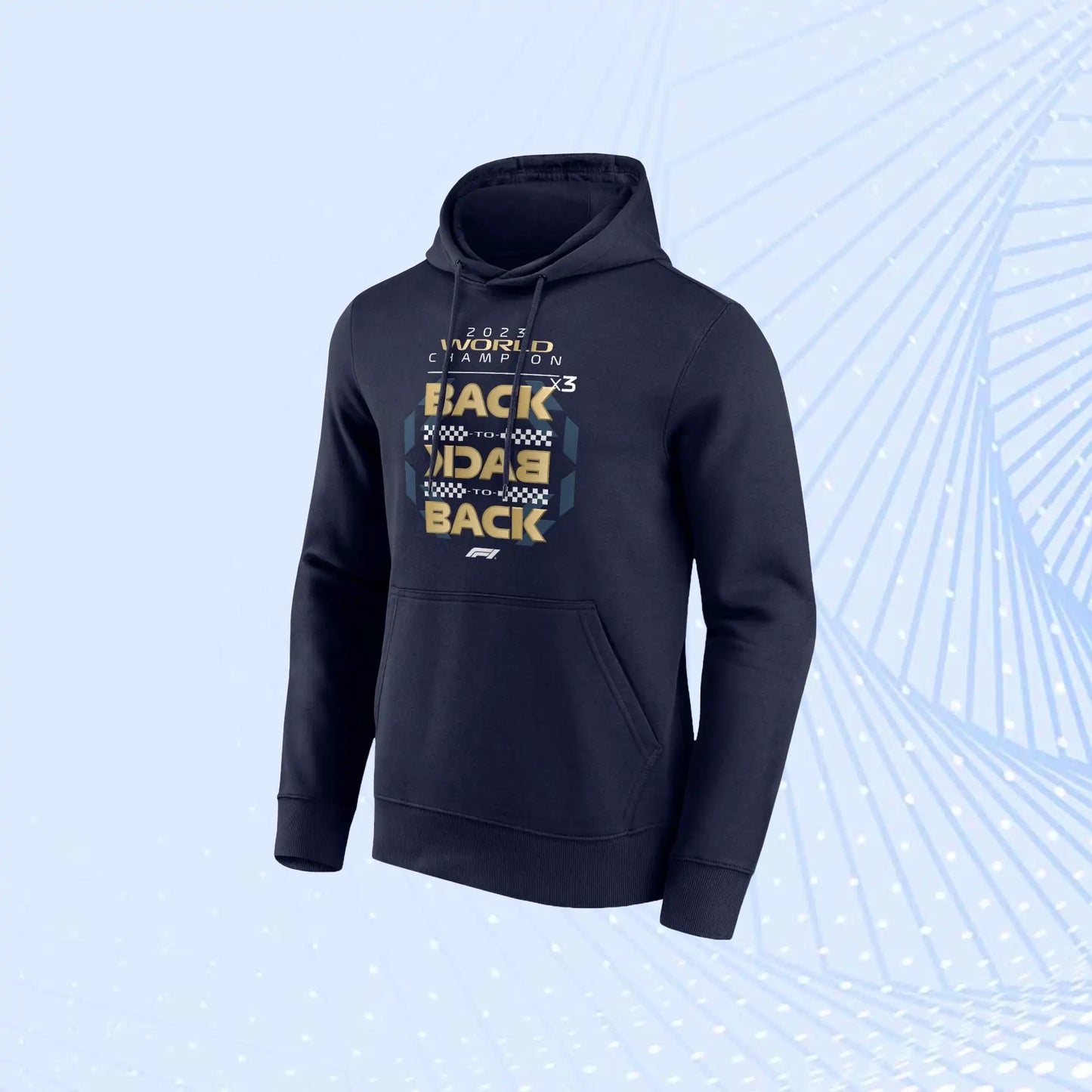 Formula 1 Champion Back To Back Graphic Hoodie- Formula 1 Team Wears - view 2