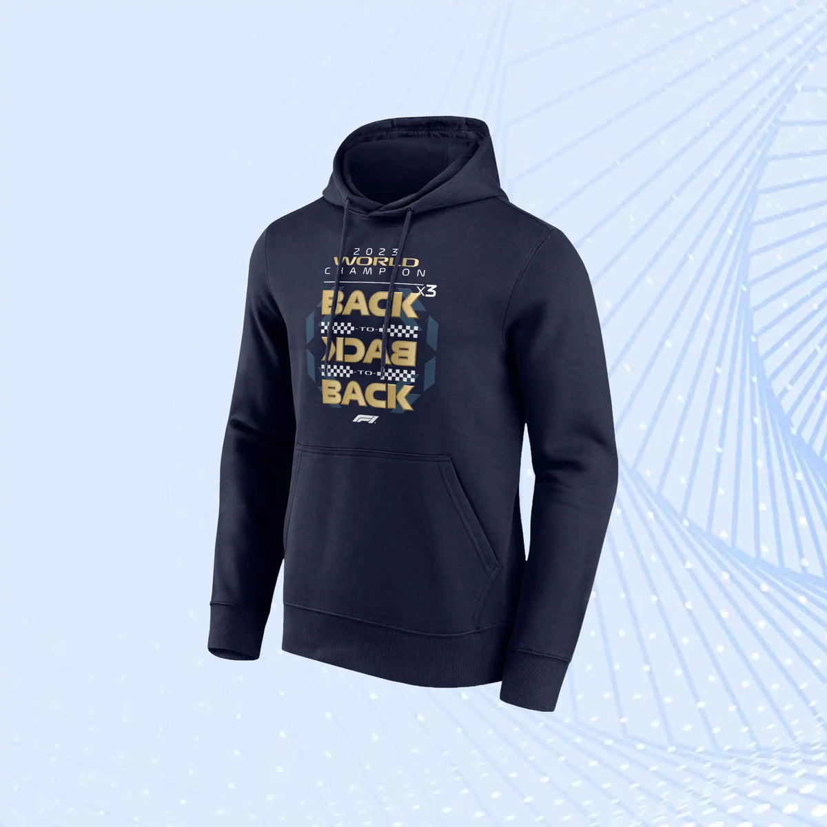 Formula 1 Champion Back To Back Graphic Hoodie- Formula 1 Team Wears - view 2