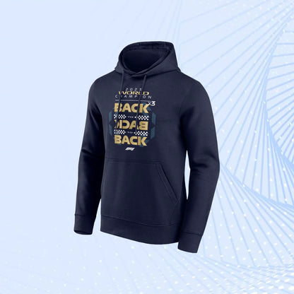 Formula 1 Champion Back To Back Graphic Hoodie- Formula 1 Team Wears - view 2