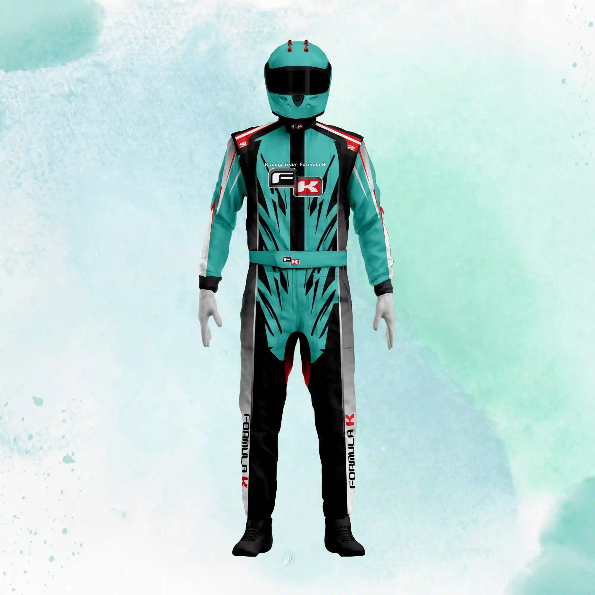 Formula FK 2020 Overall OMP Go Kart Replica Racing Sublimation Printed Suit - view 1