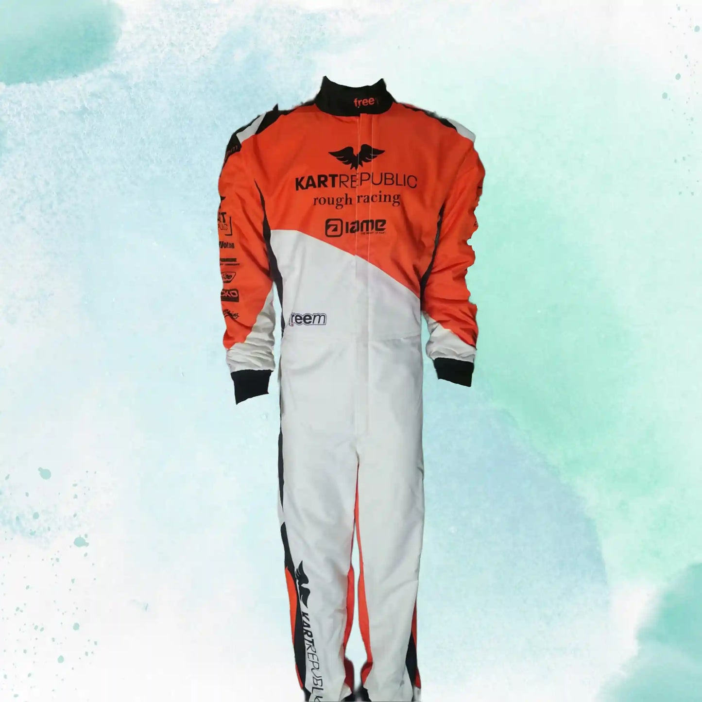 Kart Republic Overall Go Kart Driver Replica Race Suit Sublimation Printed - view 1