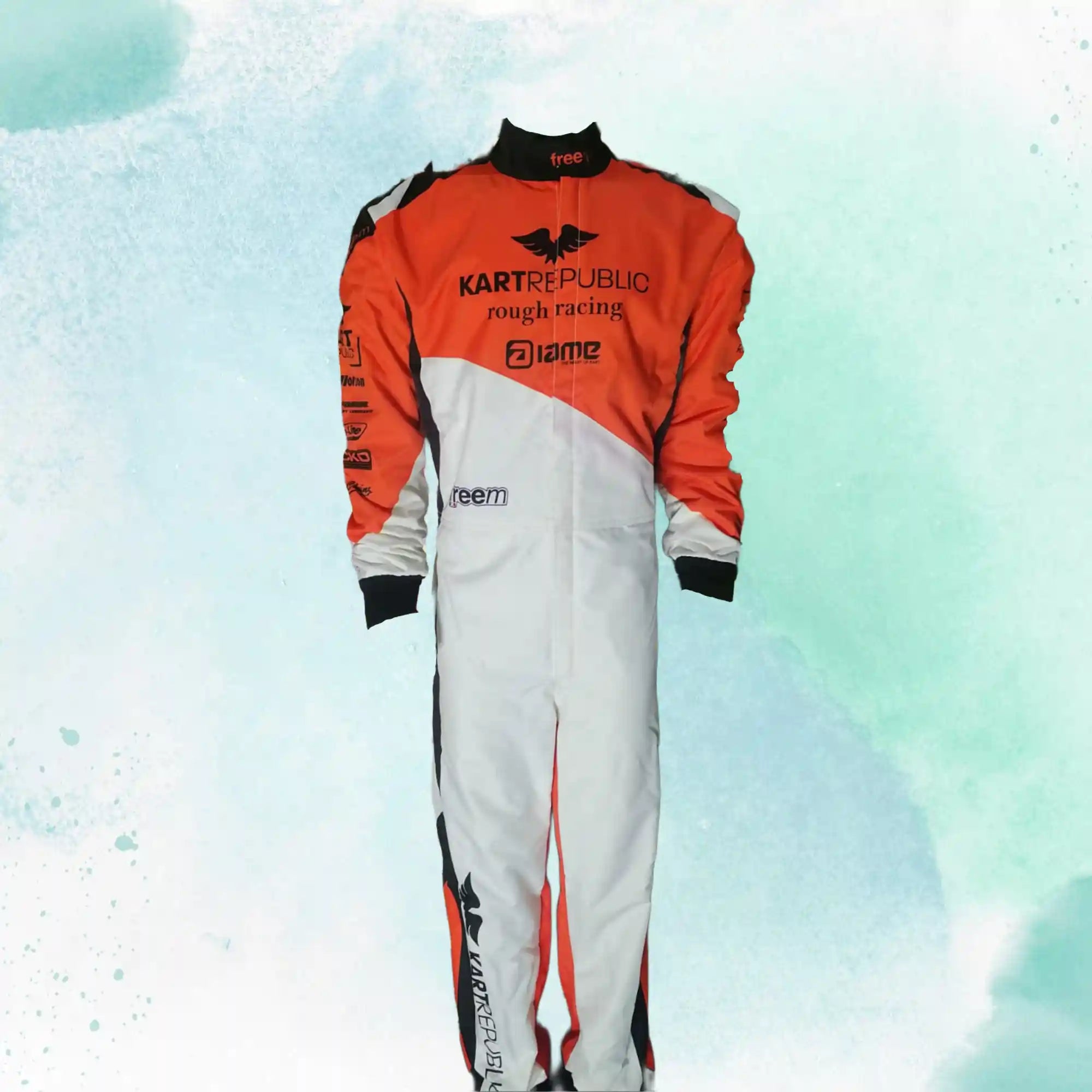Kart Republic Overall Go Kart Driver Replica Race Suit Sublimation Printed - view 1