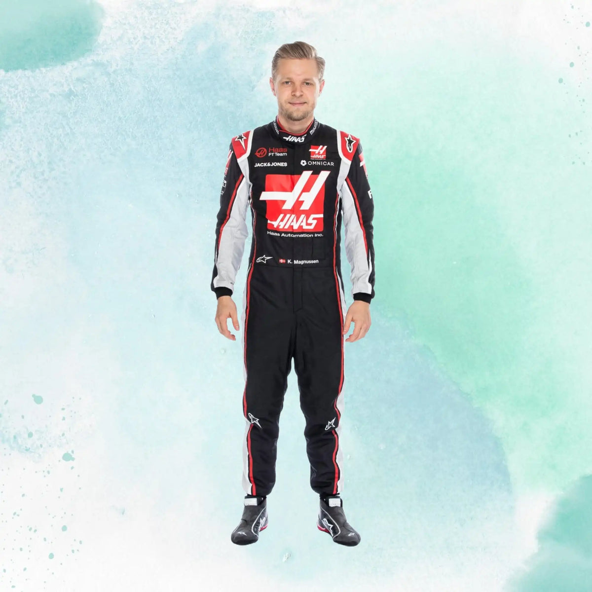 Kevin Magnussen 2020 F1 Team Haas Replica Racing Suit - view 1