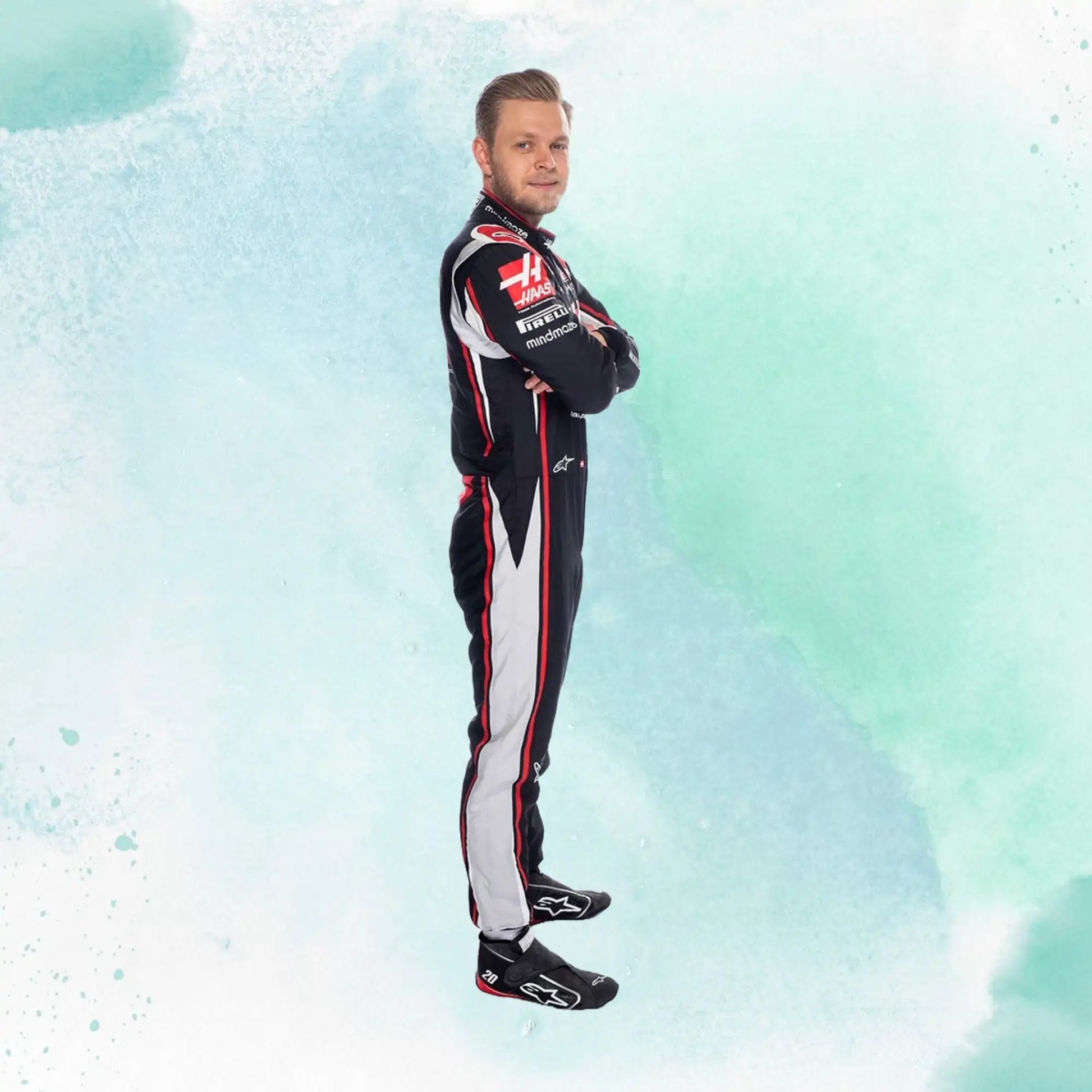 Kevin Magnussen 2020 F1 Team Haas Replica Racing Suit - view 3