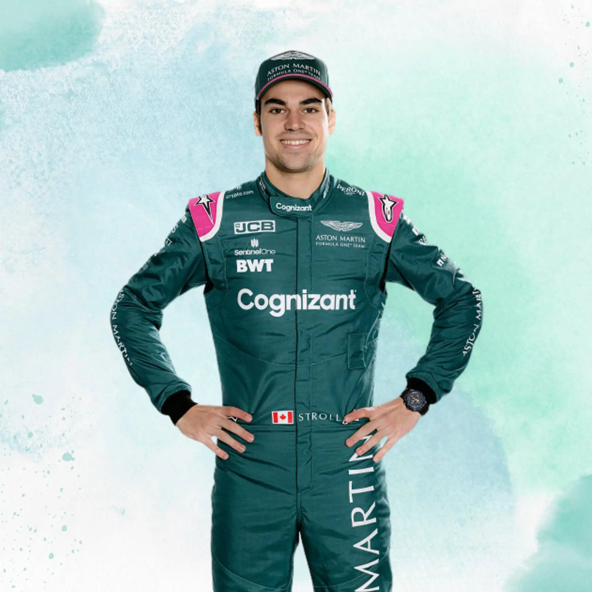 Lance Stroll 2022 F1 Team Aston Martin Replica Race Suit - view 3