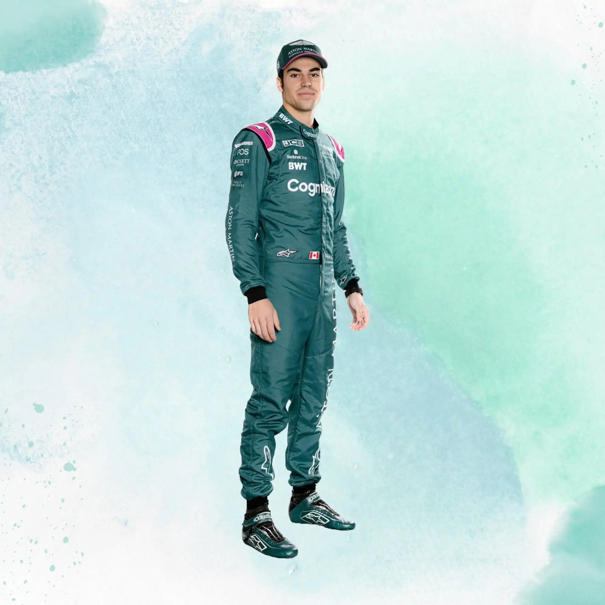 Lance Stroll 2022 F1 Team Aston Martin Replica Race Suit - view 4