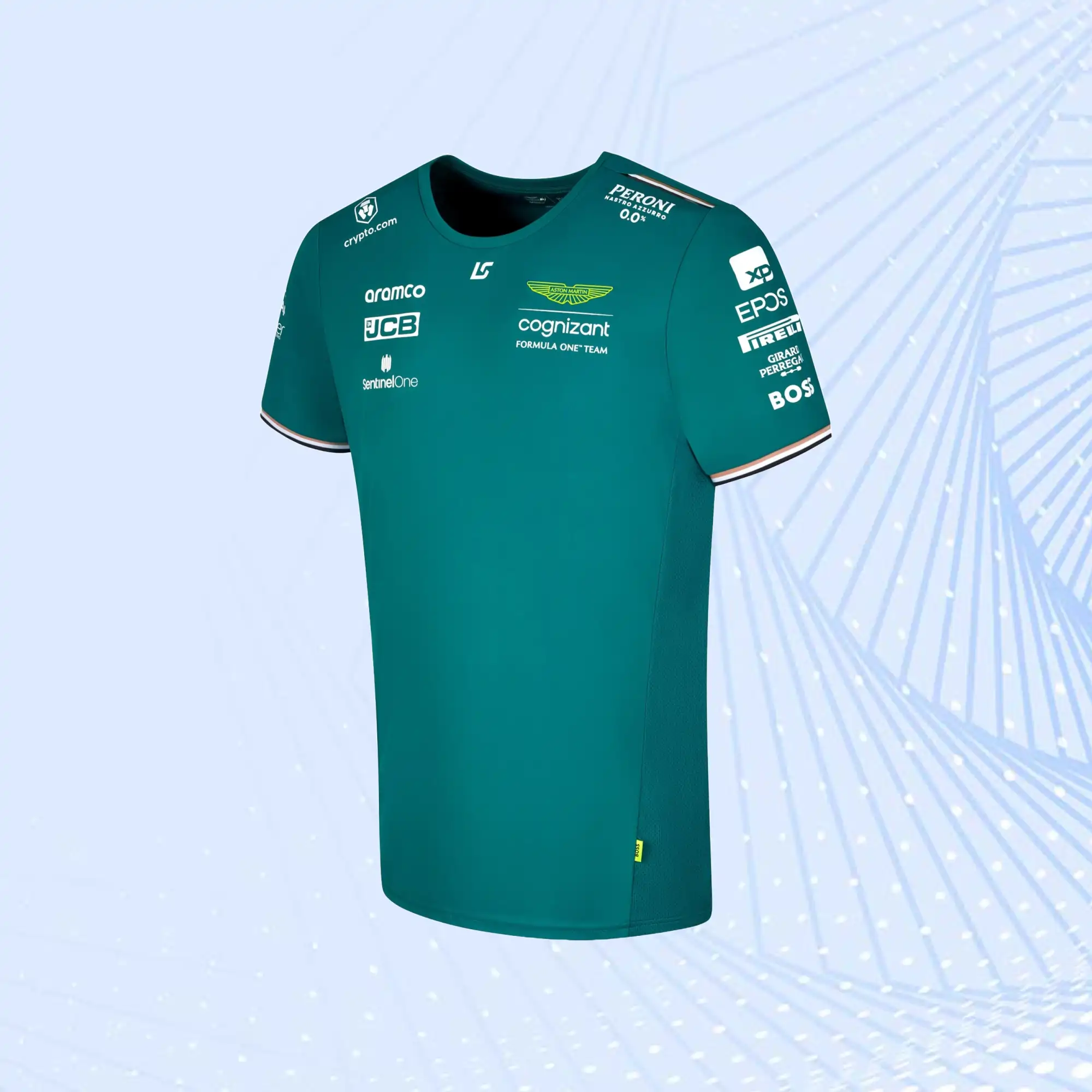 Lance Stroll 2023 Official Aston Martin Aramco Cognizant F1 Team Driver T-Shirt - view 2
