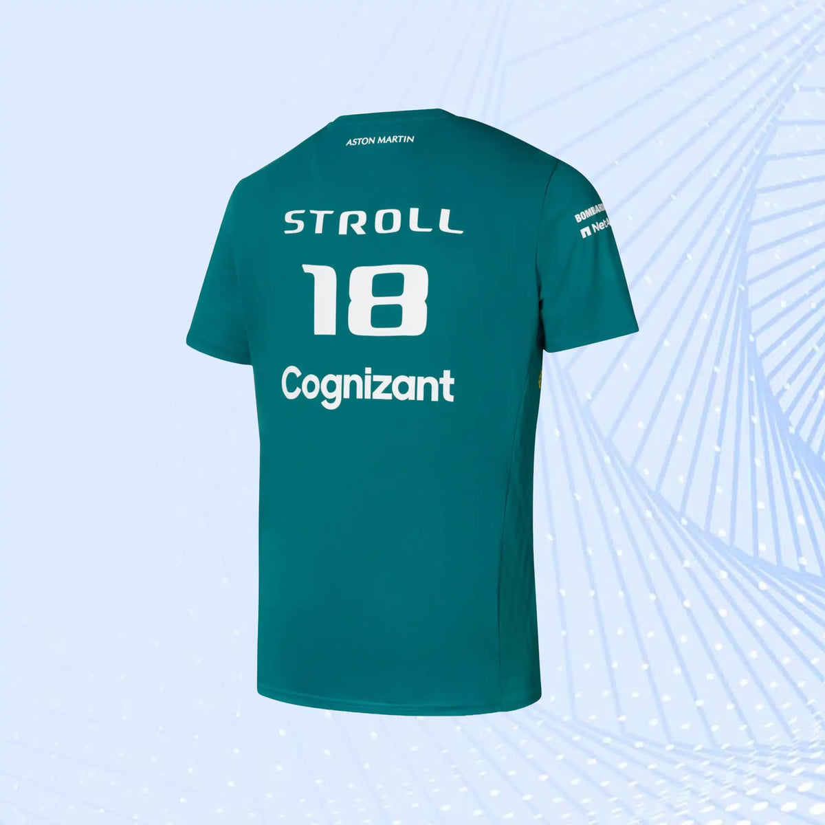 Lance Stroll Aston Martin Cognizant F1 2022 Official Team Driver T-Shirt - view 3