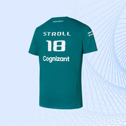 Lance Stroll Aston Martin Cognizant F1 2022 Official Team Driver T-Shirt - view 3