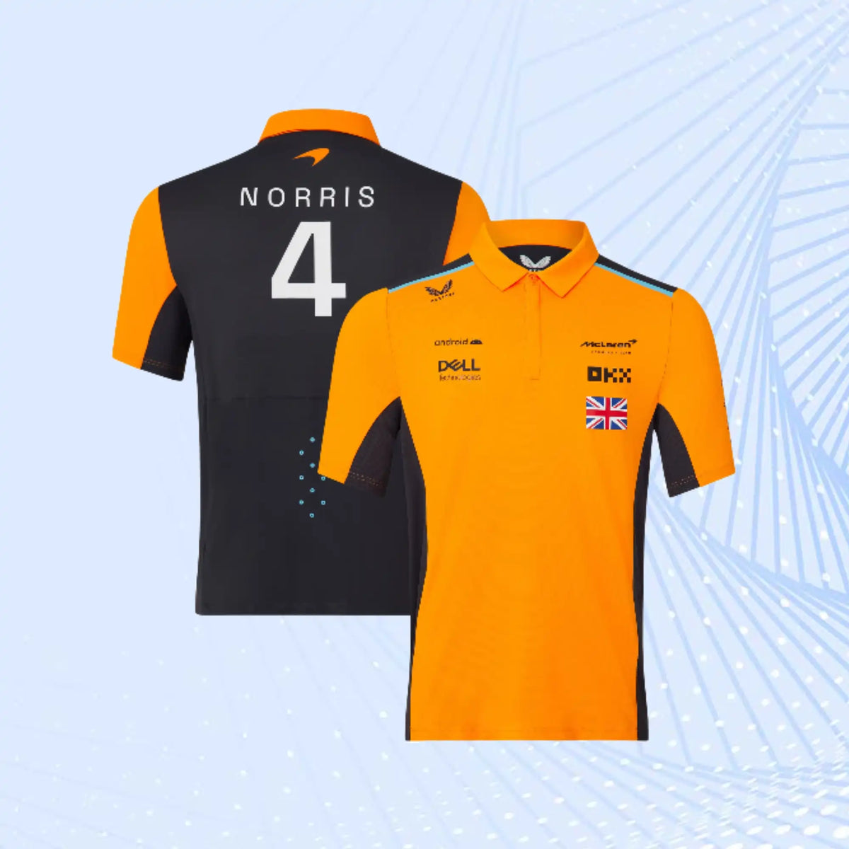 Lando Norris McLaren 2023 F1 Team Driver Polo - view 1