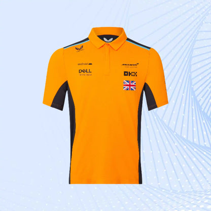 Lando Norris McLaren 2023 F1 Team Driver Polo - view 2