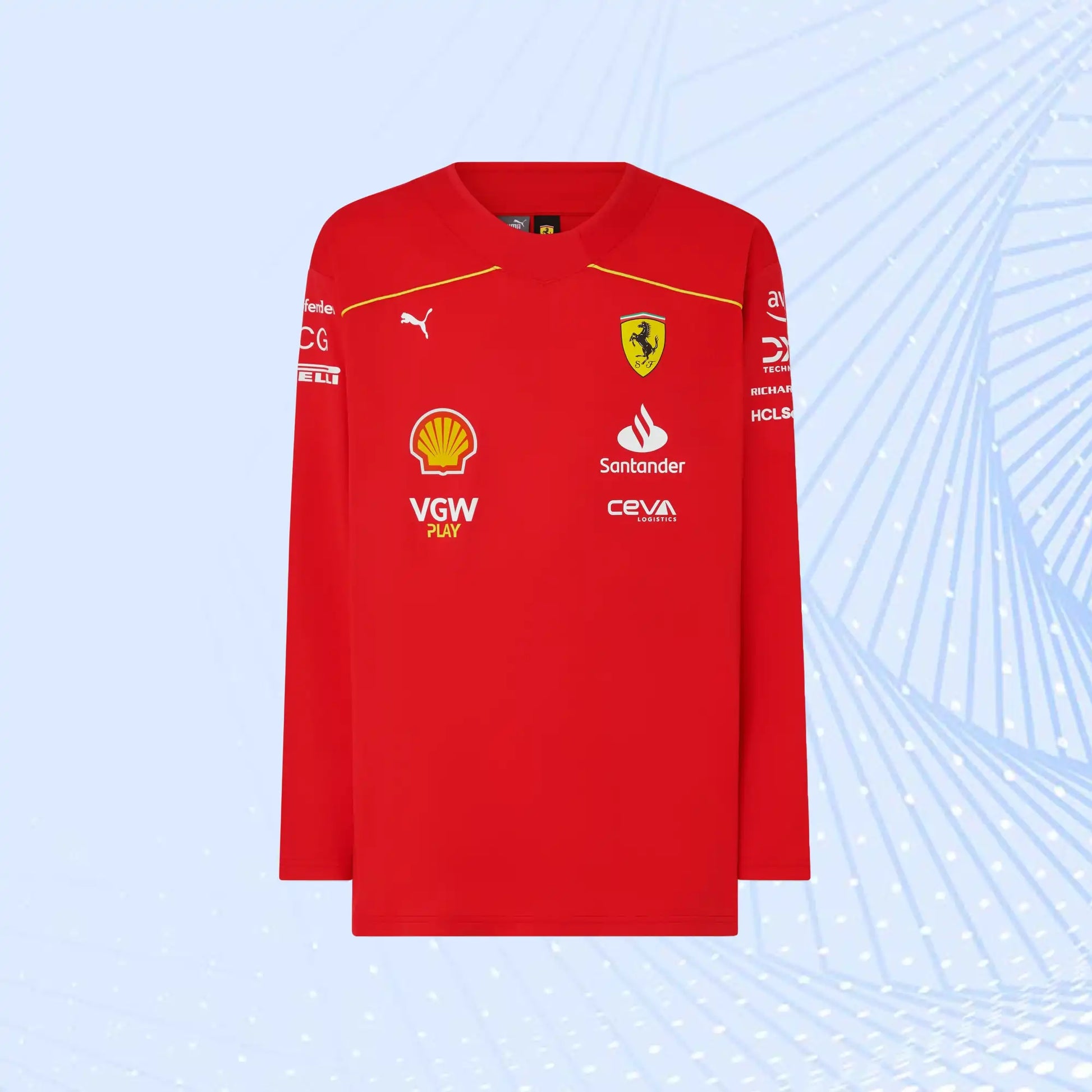 Leclerc Puma Hockey Jersey for Scuderia Ferrari- Canada Special Edition - view 1