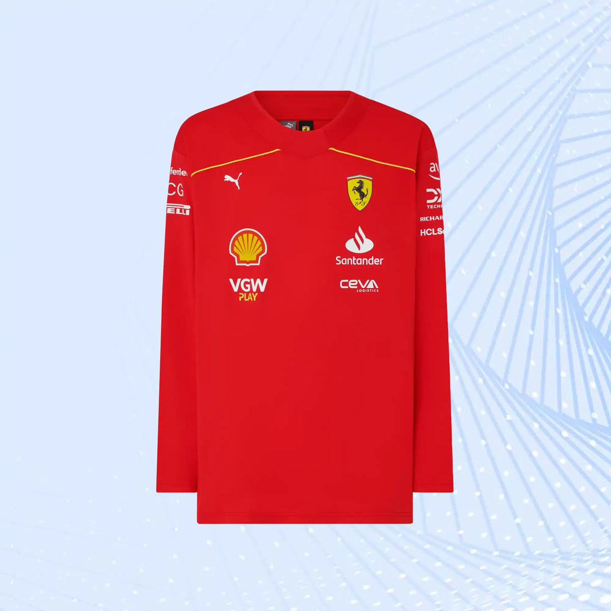 Leclerc Puma Hockey Jersey for Scuderia Ferrari- Canada Special Edition - view 1