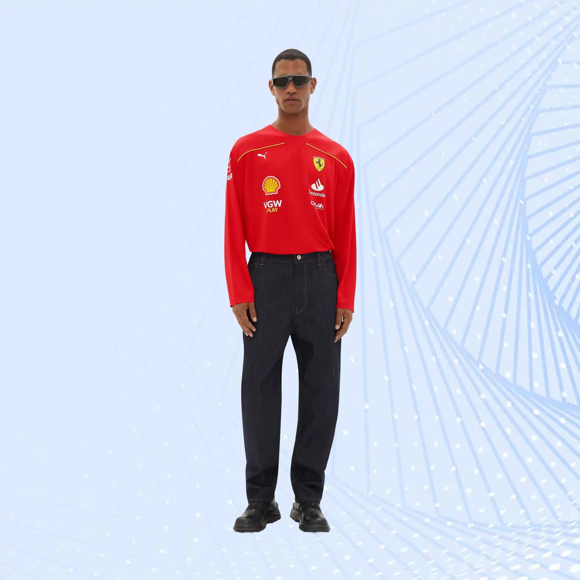 Leclerc Puma Hockey Jersey for Scuderia Ferrari- Canada Special Edition - view 2