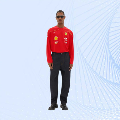 Leclerc Puma Hockey Jersey for Scuderia Ferrari- Canada Special Edition - view 2