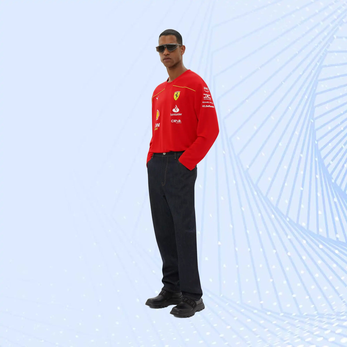 Leclerc Puma Hockey Jersey for Scuderia Ferrari- Canada Special Edition - view 3