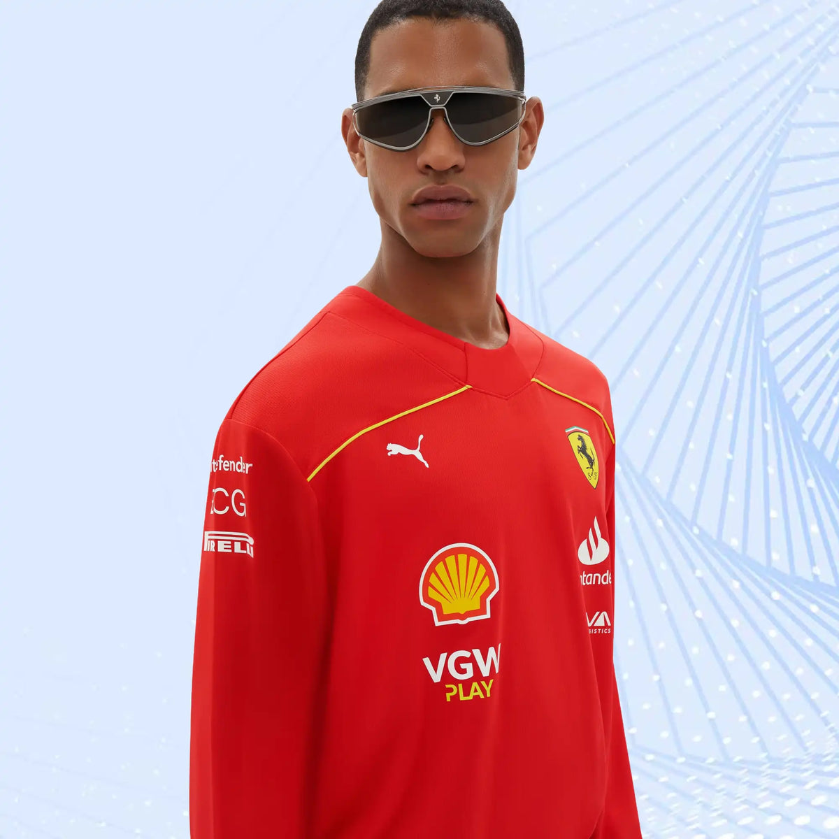 Leclerc Puma Hockey Jersey for Scuderia Ferrari- Canada Special Edition - view 5