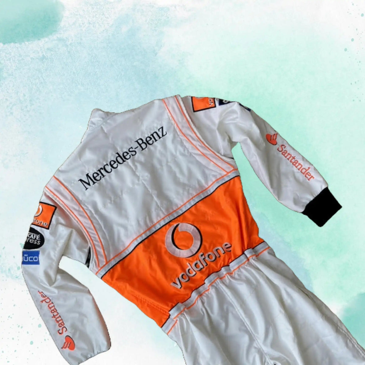 Lewis Hamilton 2008 Vodafone Replica Embroidery / Patch Replica Race Suit - view 4