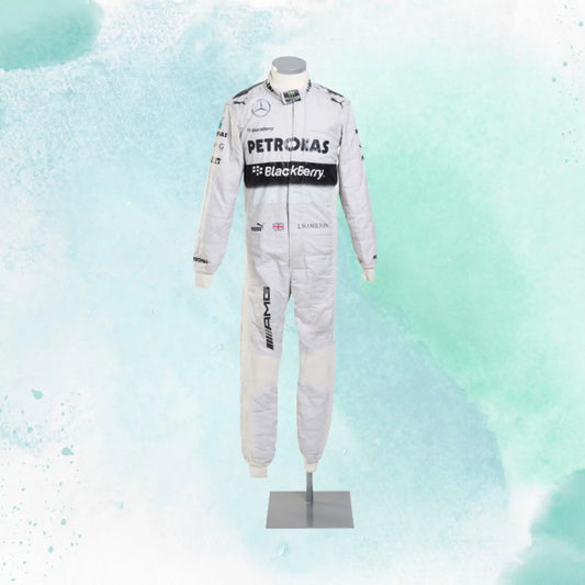 Lewis Hamilton 2015 Mercedes AMG Petronas F1 Replica Racing Suit - view 2