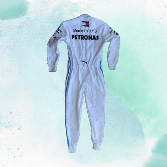 Lewis Hamilton 2019 Mercedes AMG Petronas F1 Replica Embroidery Race Suit - view 2