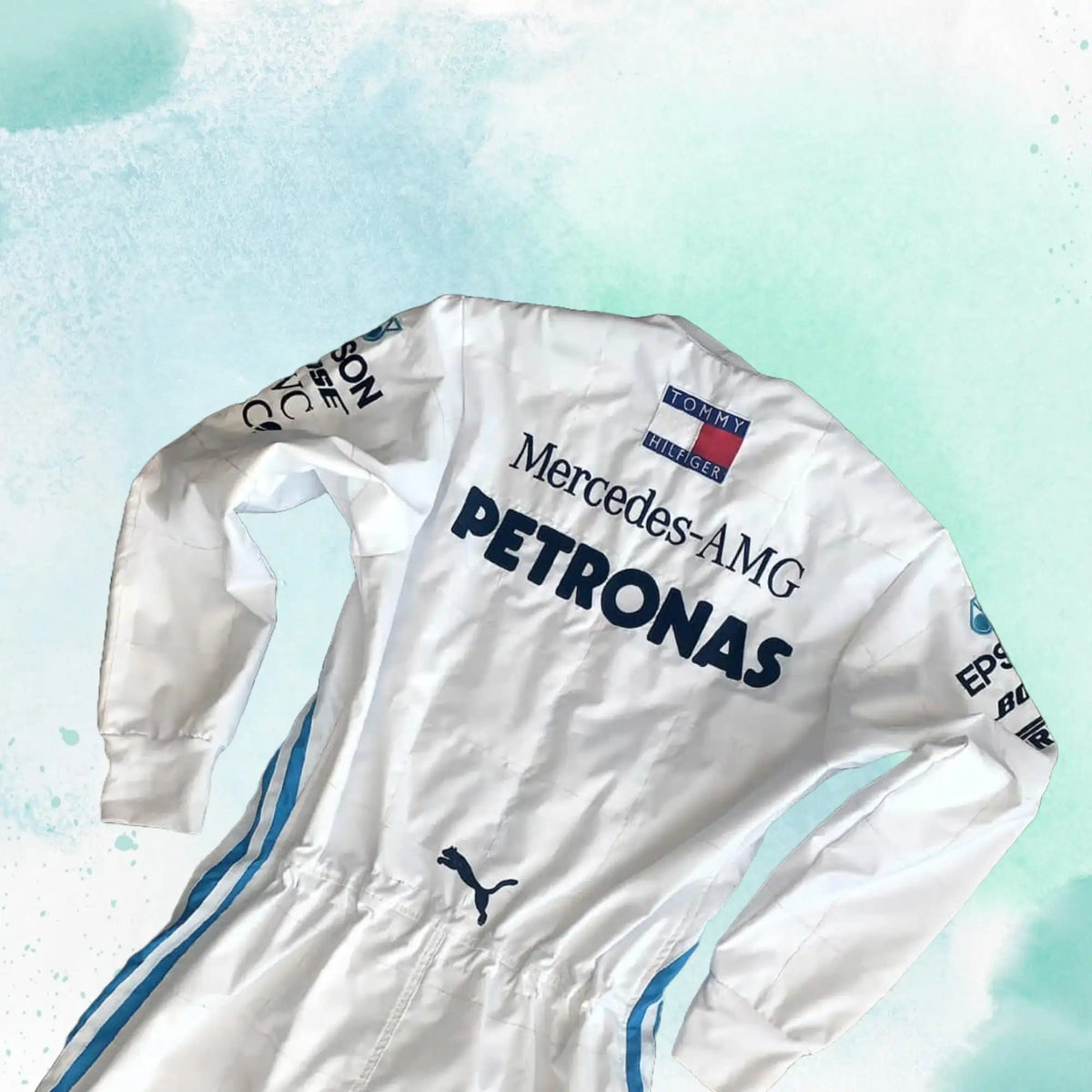 Lewis Hamilton 2019 Mercedes AMG Petronas F1 Replica Embroidery Race Suit - view 4