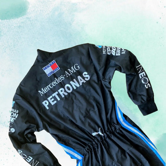 Lewis Hamilton 2022 F1 Mercedes AMG Petronas Replica Embroidery Race Suit - view 2