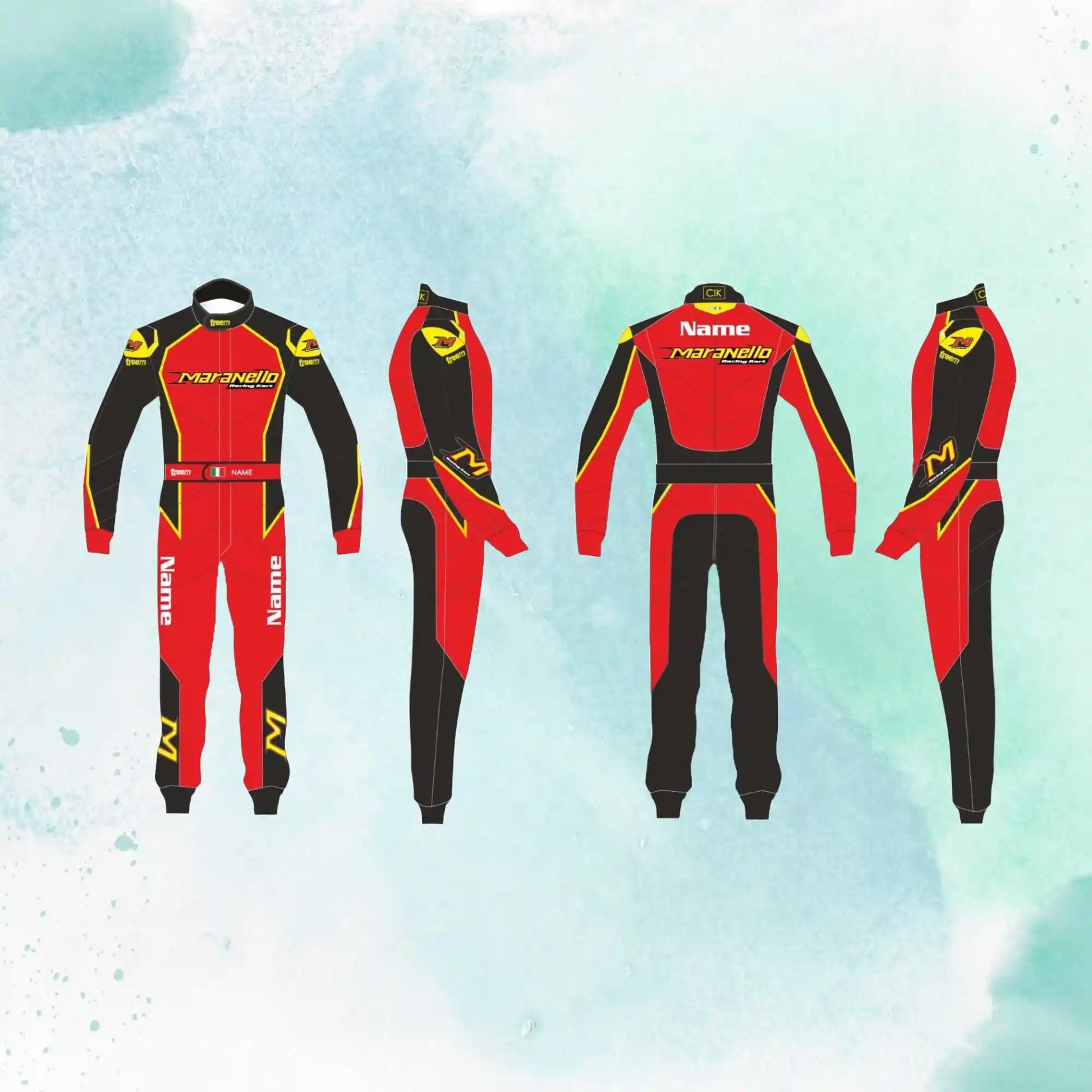 Maranello 2020 Overall Go Kart Replica Racing Sublimation Printed Suit - view 3
