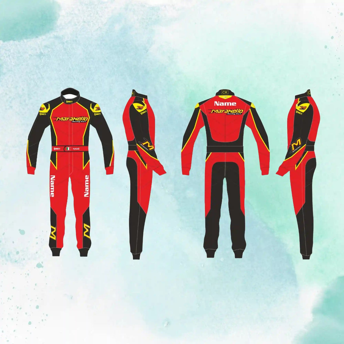 Maranello 2020 Overall Go Kart Replica Racing Sublimation Printed Suit - view 3