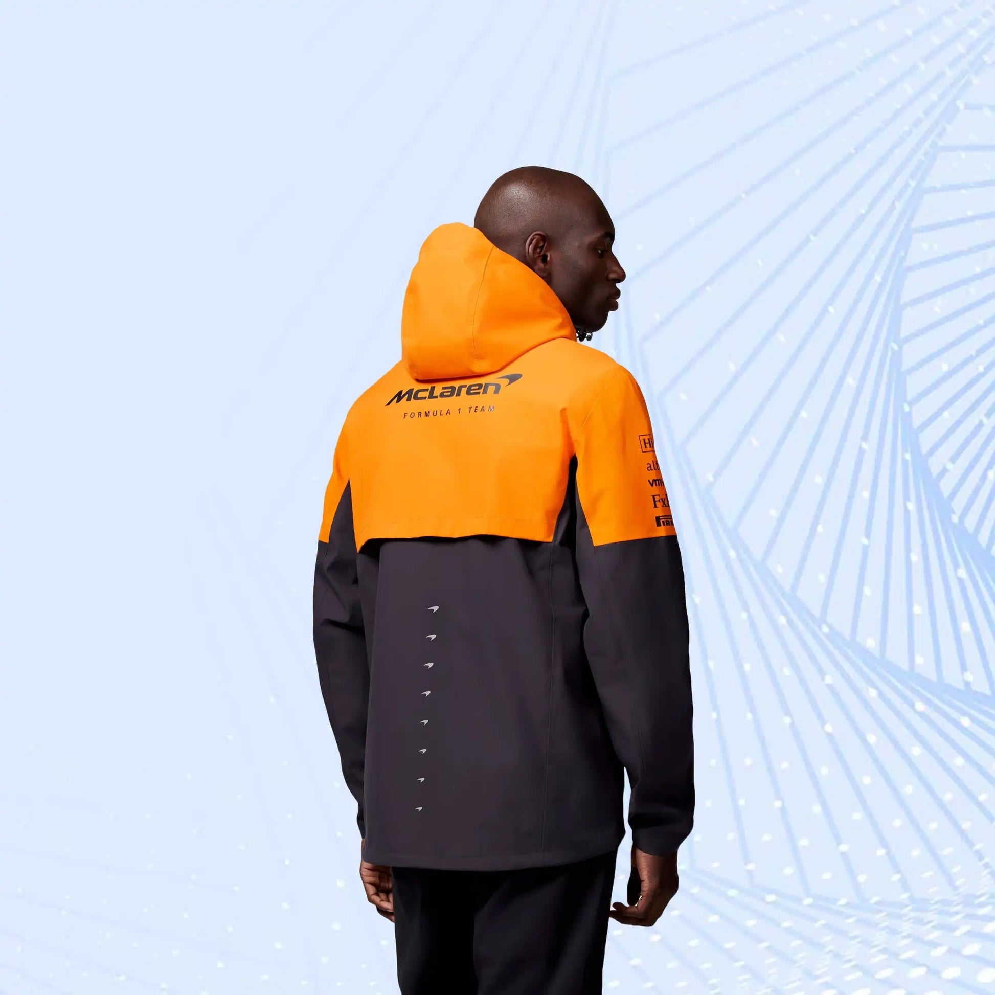 McLaren 2024 Official Teamwear Lightweight Rain Jacket Formula 1 - view 2