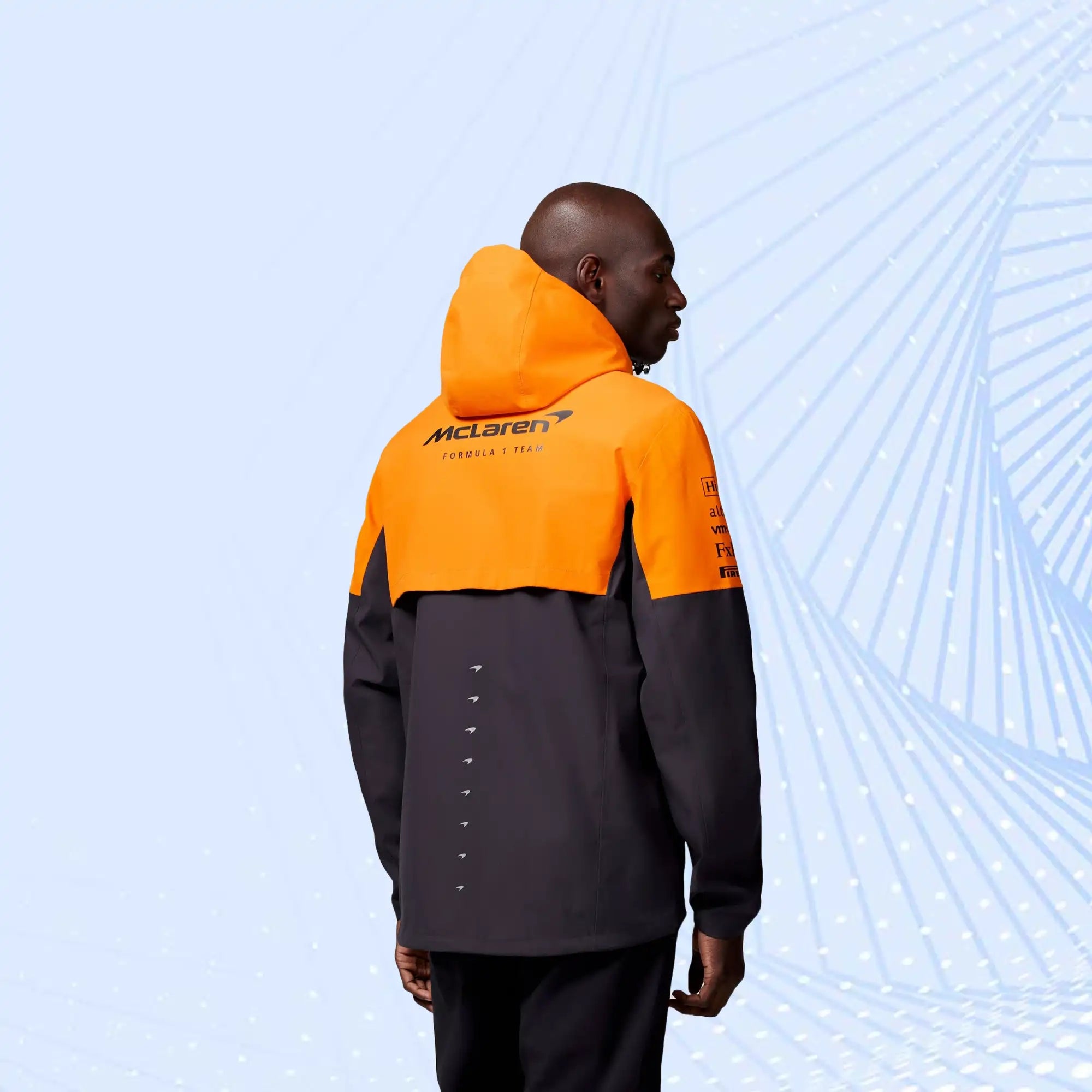McLaren 2024 Official Teamwear Lightweight Rain Jacket Formula 1 - view 2