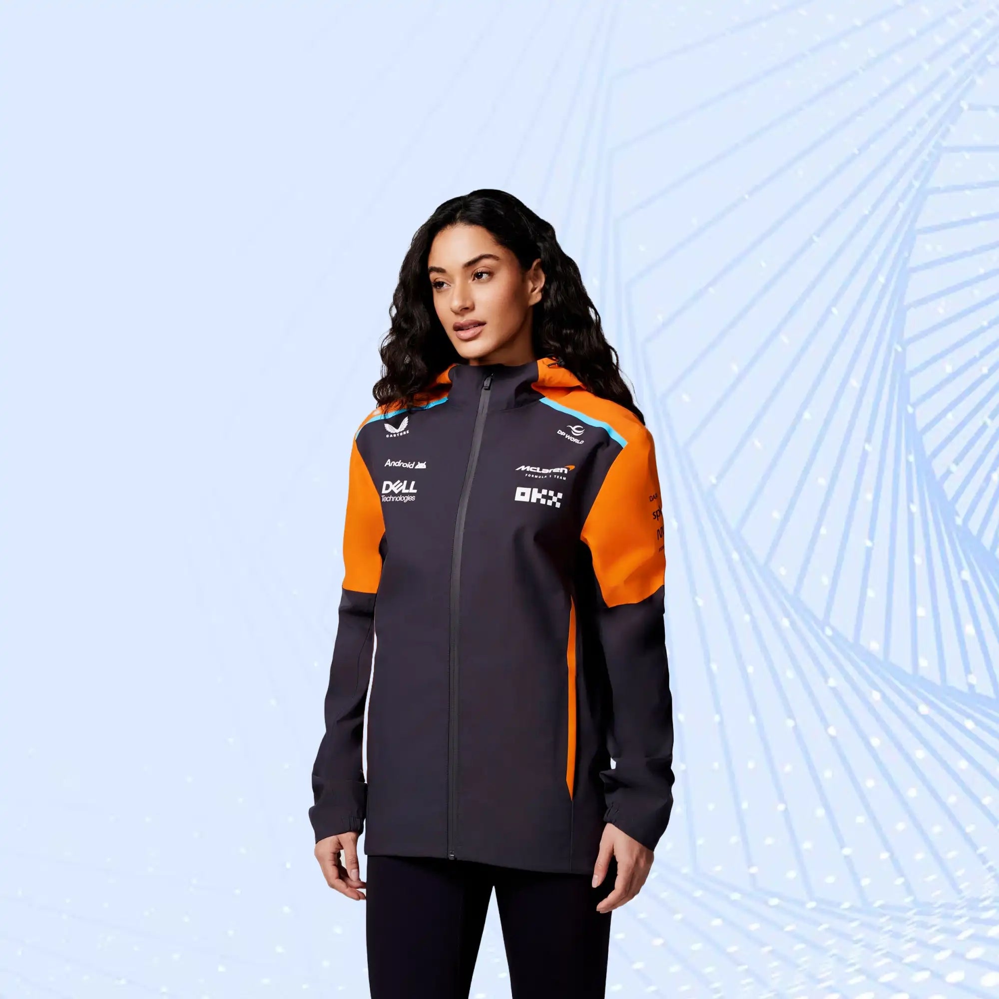 McLaren 2024 Official Teamwear Lightweight Rain Jacket Formula 1 - view 4