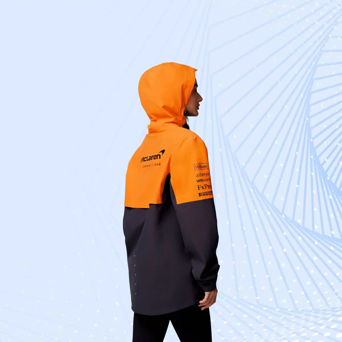 McLaren 2024 Official Teamwear Lightweight Rain Jacket Formula 1 - view 5