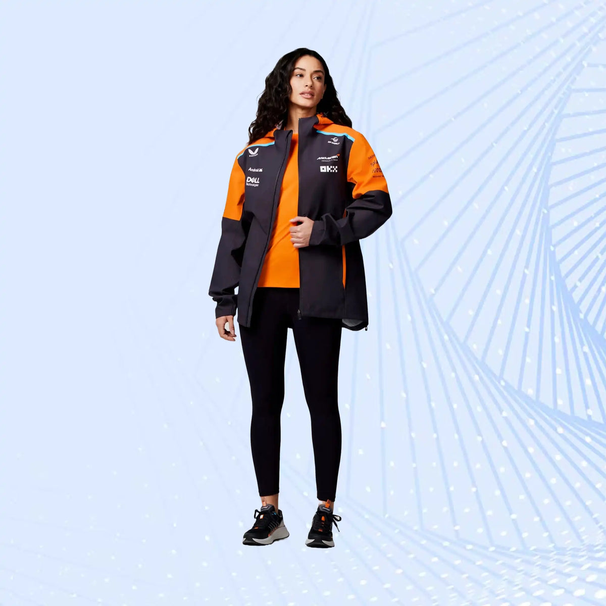 McLaren 2024 Official Teamwear Lightweight Rain Jacket Formula 1 - view 6