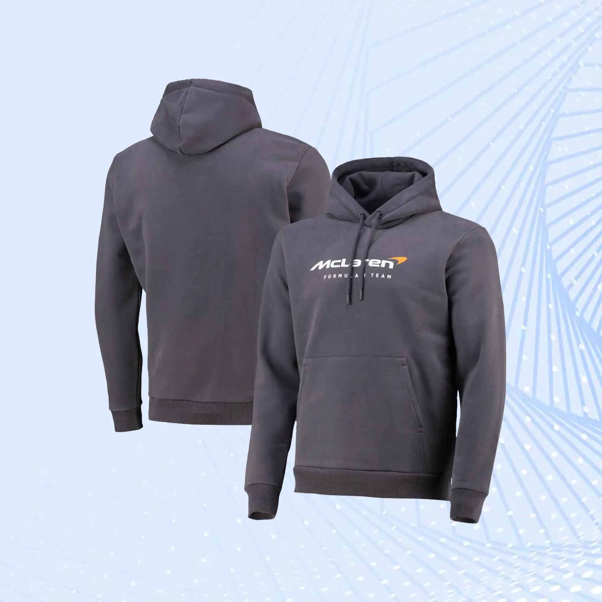 McLaren Essential Logo Hoodie- Grey - view 1
