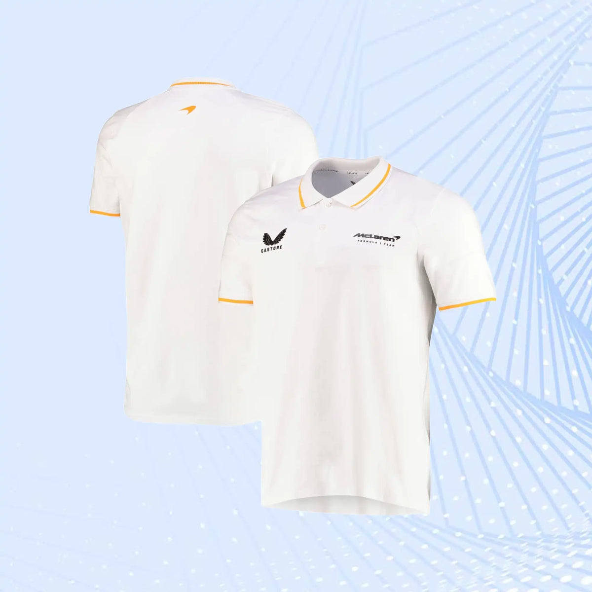 McLaren x Castore Polo- White - view 1