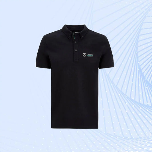 Mercedes AMG Petronas Essentials Formula 1 Team Classic F1 Team Wear Polo- Black - view 1