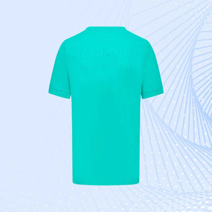 Mercedes AMG Petronas F1 2023 Team Stealth T-Shirt- Green - view 3