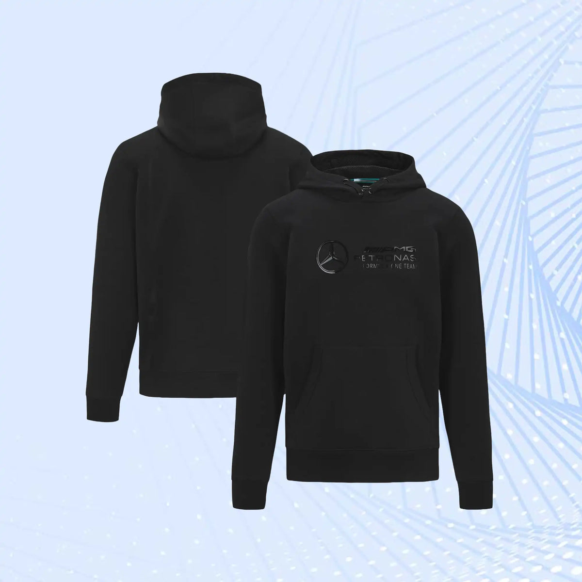Mercedes AMG Petronas F1 Stealth Large Logo Hooded Sweat - view 1