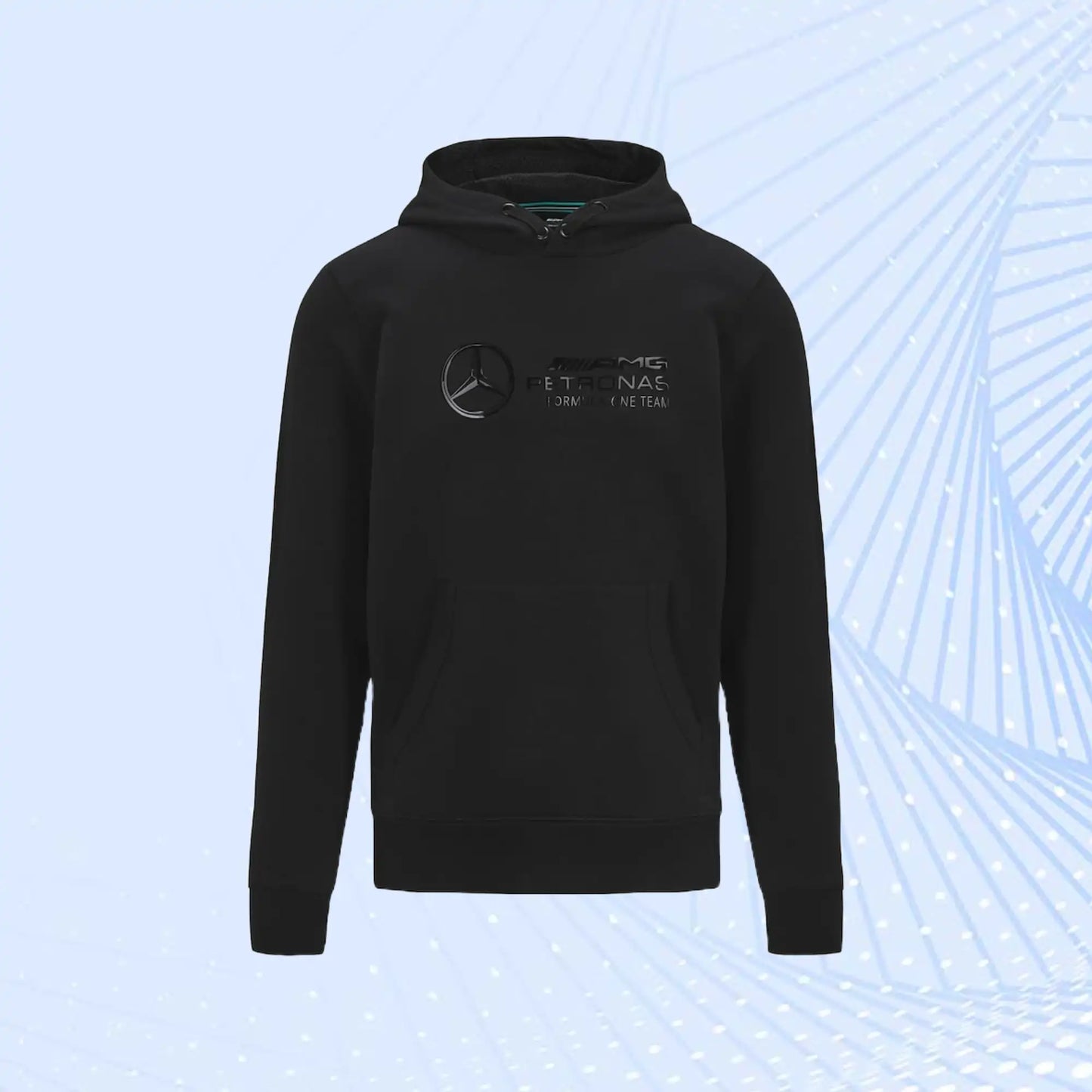 Mercedes AMG Petronas F1 Stealth Large Logo Hooded Sweat - view 2