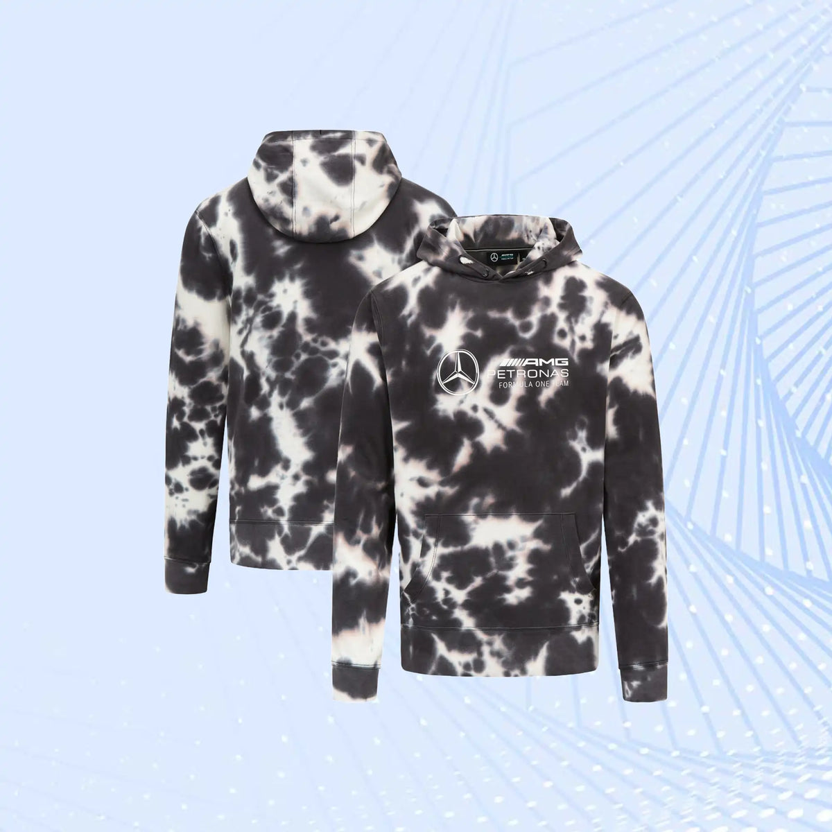 Mercedes AMG Petronas F1 Team Tie Dye Hoodie - view 1
