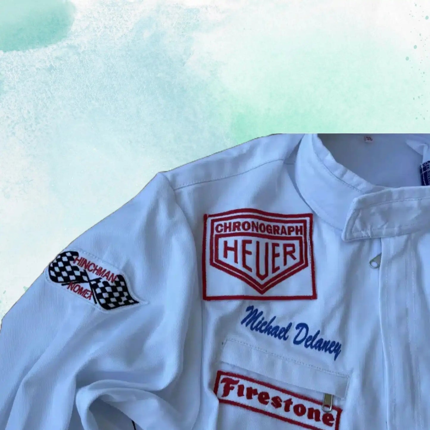 Michael Delaney Steve McQueen Le Mans 1971 Embroidery / Patch Replica Race Suit - view 5