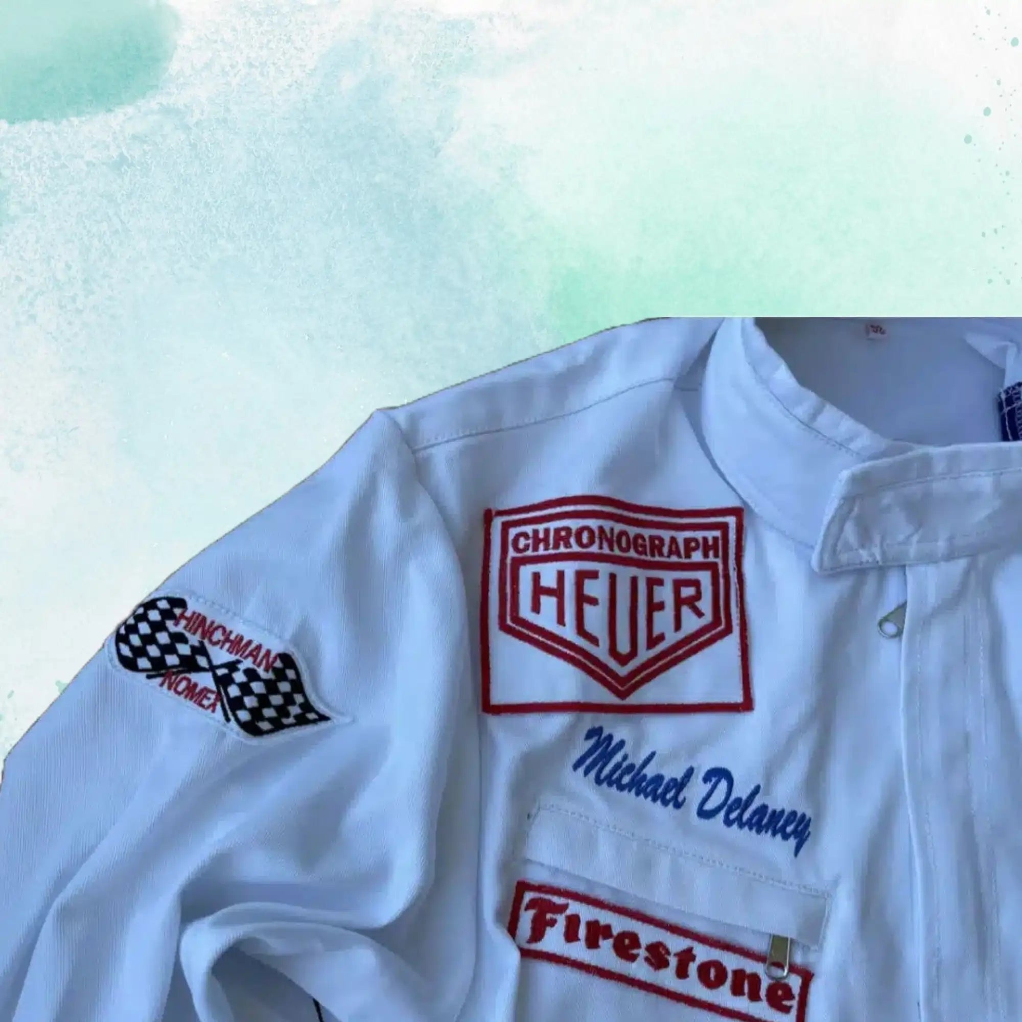 Michael Delaney Steve McQueen Le Mans 1971 Embroidery / Patch Replica Race Suit - view 5