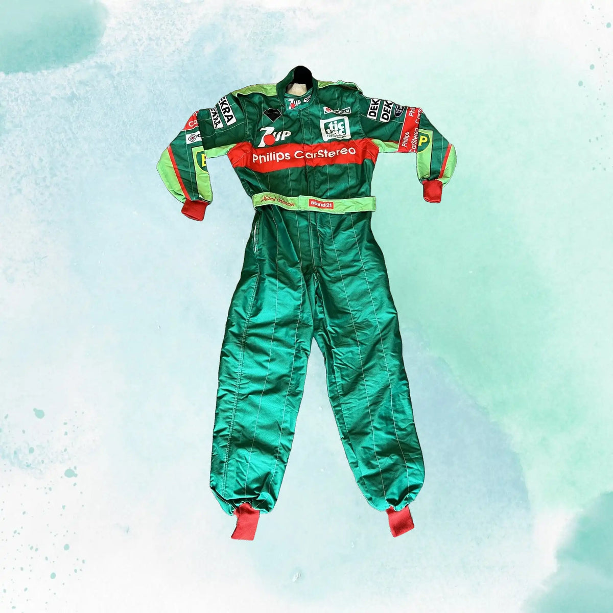 Michael Schumacher 1991 Belgian Grand Prix F1 Embroidery Replica Race Suit - view 1