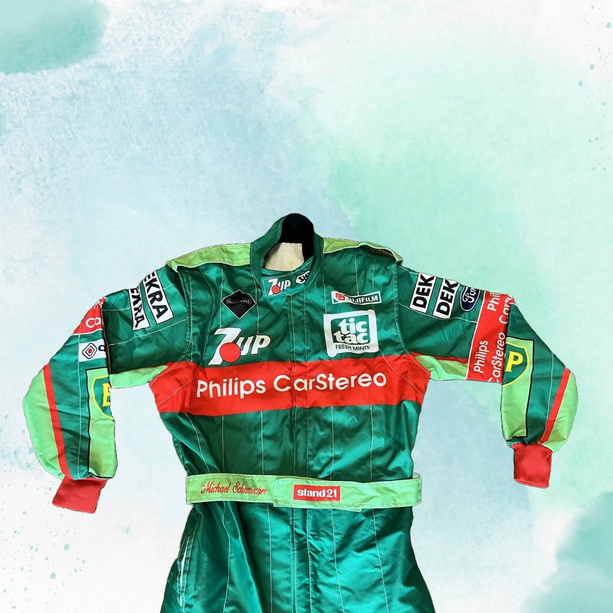 Michael Schumacher 1991 Belgian Grand Prix F1 Embroidery Replica Race Suit - view 2