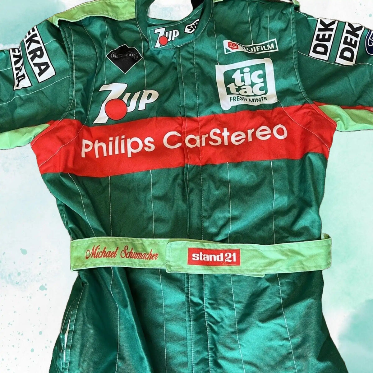 Michael Schumacher 1991 Belgian Grand Prix F1 Embroidery Replica Race Suit - view 4