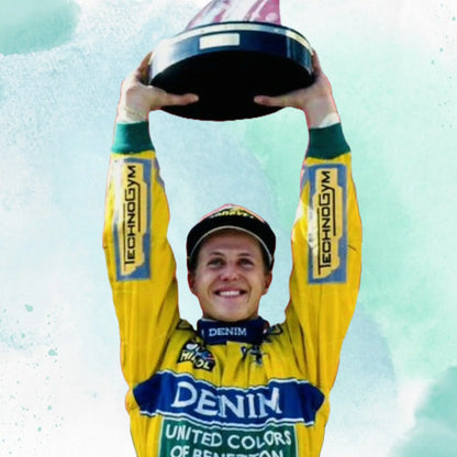 Michael Schumacher 1991 F1 Team Embroidery Replica Race Suit - view 2