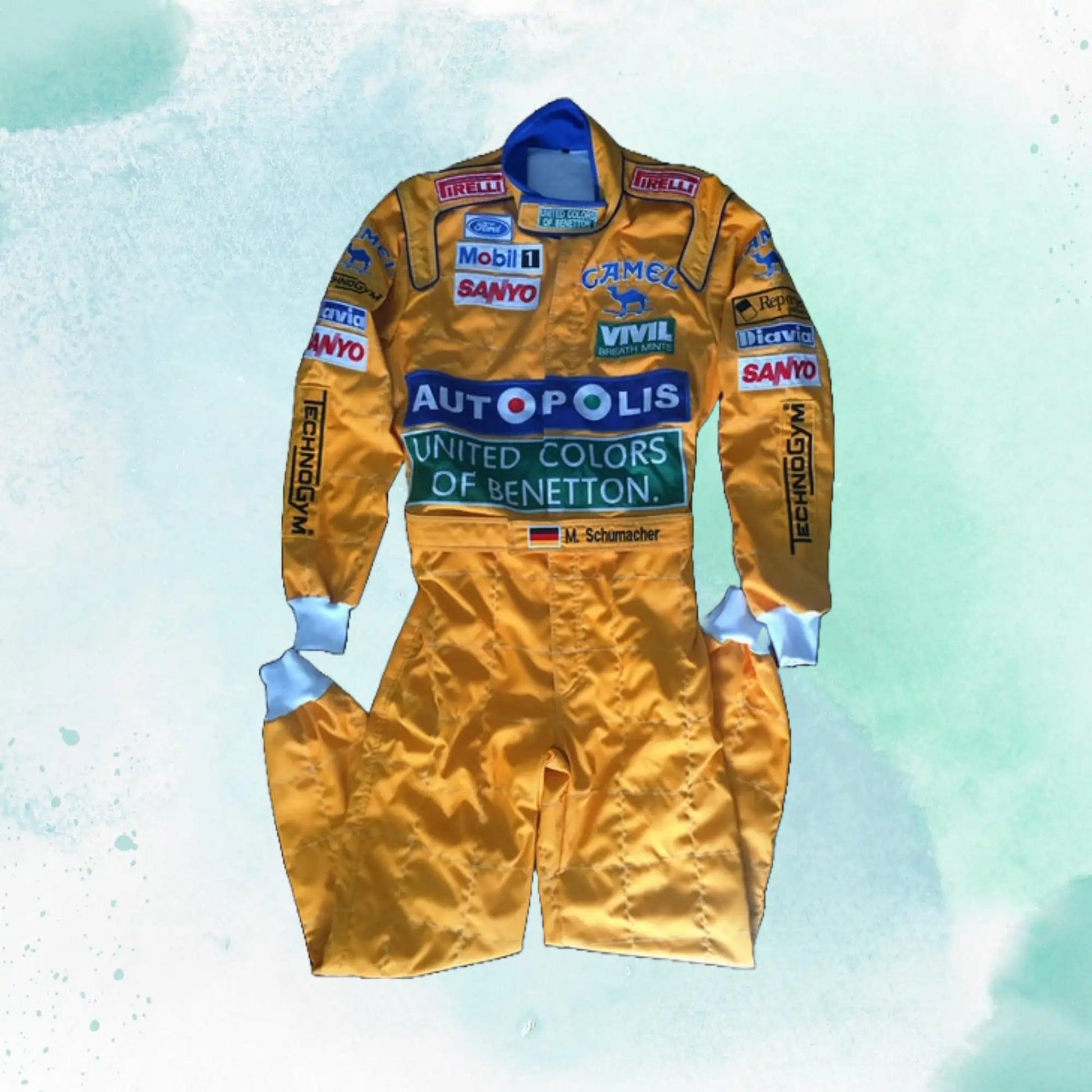 Michael Schumacher 1992 Embroidery / Patch Replica Race Suit / Benetton F1 - view 3